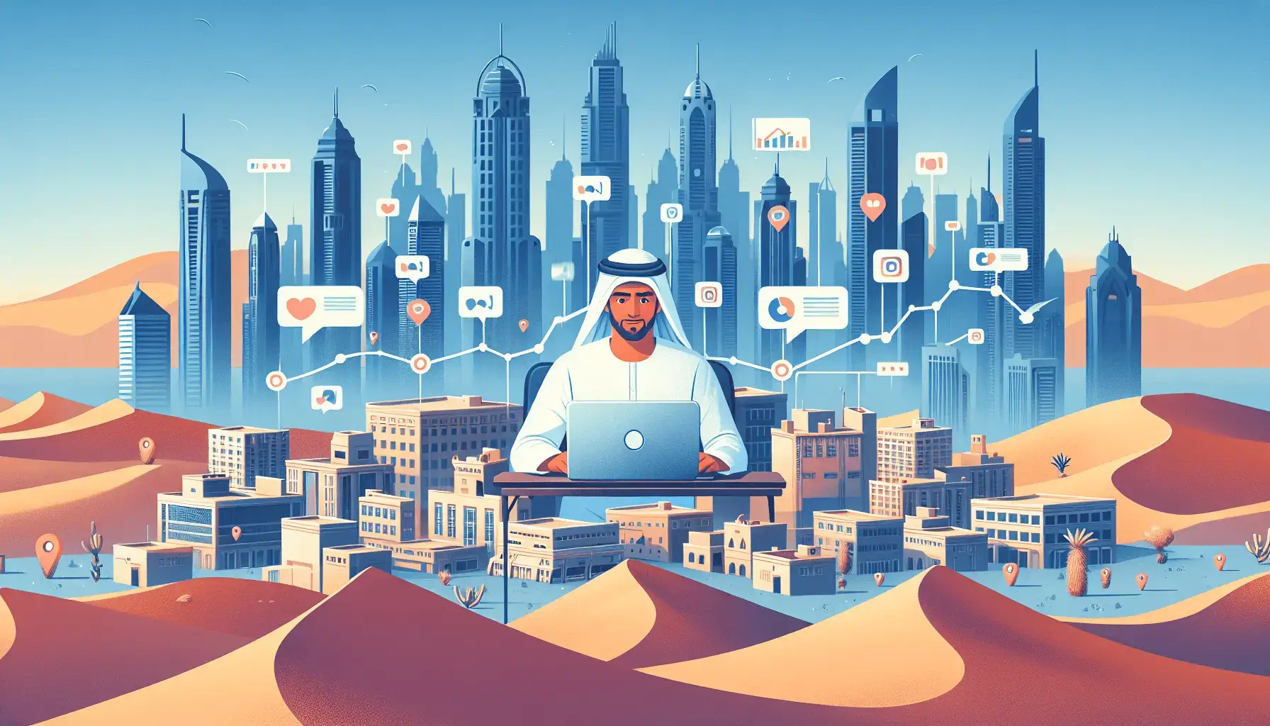 Таргет SMM-специалист в Дубае: Привлечение клиентов эффективно 1 обложка для статьи про Таргет SMM-специалист в Дубае: Привлечение клиентов эффективно