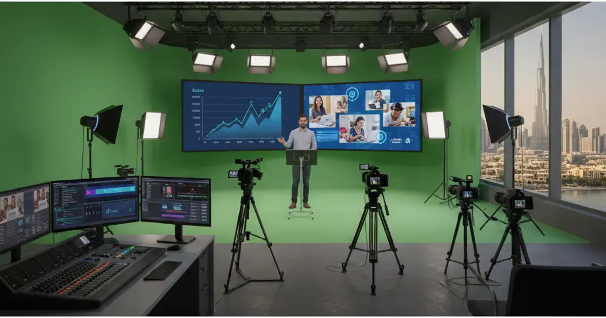 обложка для статьи Как видеостудия в Дубае усиливает обучение и продажи через таргет